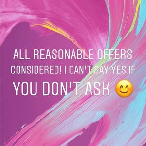 No lowball offers please 👍🏻